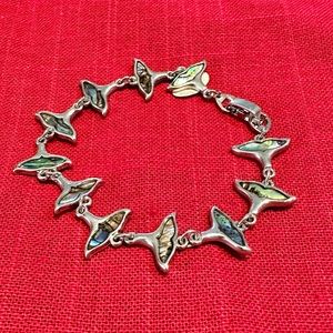 Abalone shell bracelet